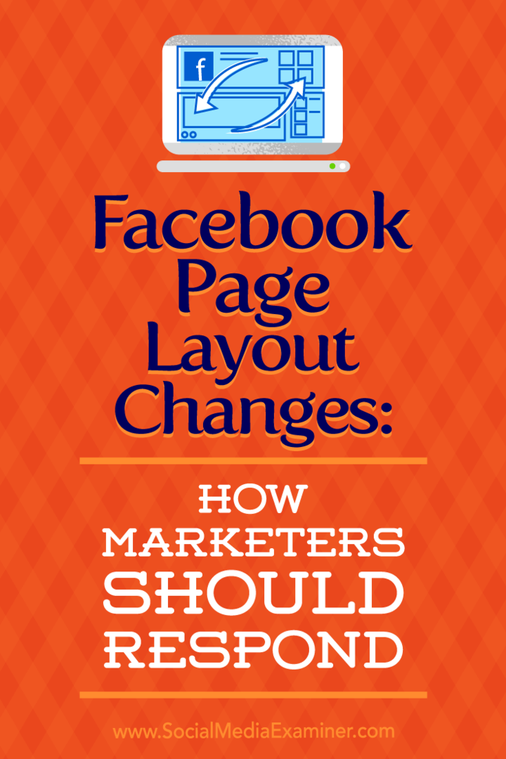 Modificări ale aspectului paginii Facebook: Cum ar trebui să răspundă specialiștii în marketing: examinator de rețele sociale