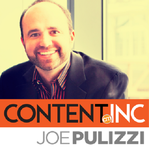 Pentru Content Inc., Joe Pulizzi folosește conținut reutilizat pentru podcast-urile sale și pentru cartea viitoare.