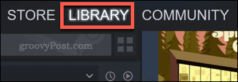 Fila Library din clientul de jocuri Steam