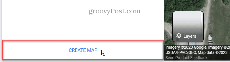 Creați opțiunea de hartă Google Maps