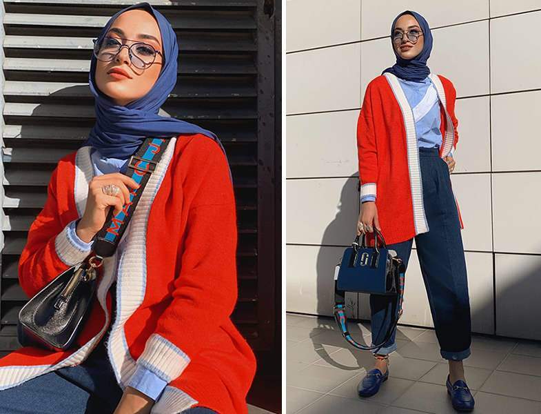Modele de cardigan care se remarcă în moda hijab din 2021 | Cum se combină cardiganele?
