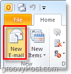 Compuneți un nou mesaj de e-mail în Outlook 2010