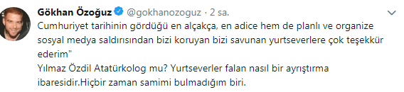 Critici puternice de la Gökhan Özoğuz la cartea scumpă a lui Yılmaz Özdil!
