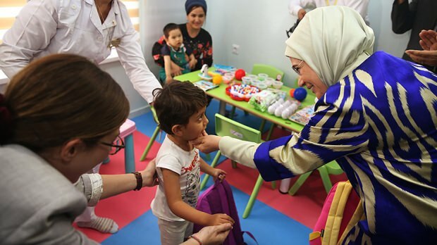 Prima Doamnă Erdoğan deschide Centrul pentru Dezabilitate și Reabilitare