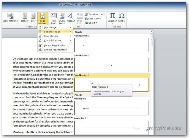 Cum să adăugați numere de pagină în documentele Microsoft Word