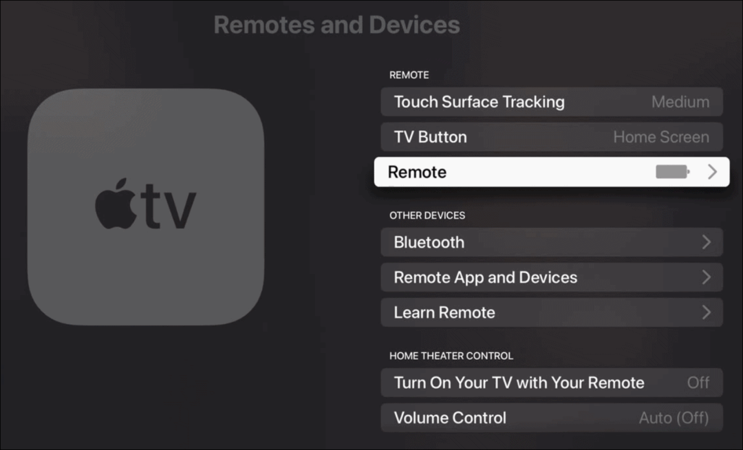Remediați telecomanda Apple TV care nu funcționează