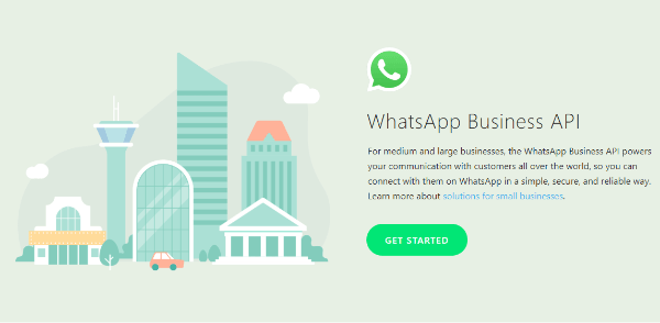 WhatsApp și-a extins instrumentele de afaceri odată cu lansarea API-ului WhatsApp Business, care permite gestionarea afacerilor medii și mari și trimiteți mesaje non-promoționale clienților, cum ar fi memento-uri pentru întâlniri, informații despre expediere sau bilete pentru evenimente și multe altele pentru un tarif fix rată.