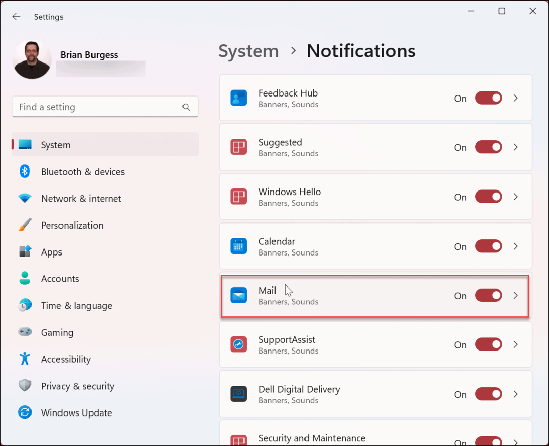 Dezactivați sunetele de notificare a aplicației pe Windows