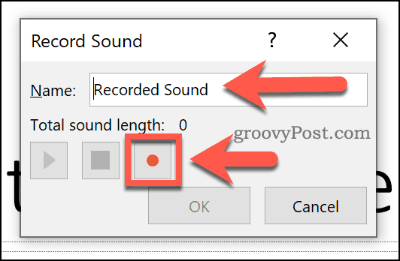 Înregistrarea audio în PowerPoint