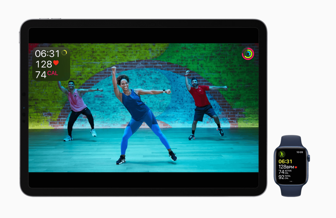 Apple Fitness pe iPad