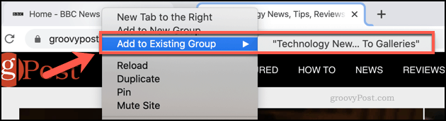Adăugarea altor file pentru grupurile Chrome