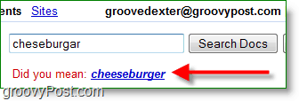 niciodată nu am greșit garnitura de brânză din nou! google docs are sugestii de ortografie 
