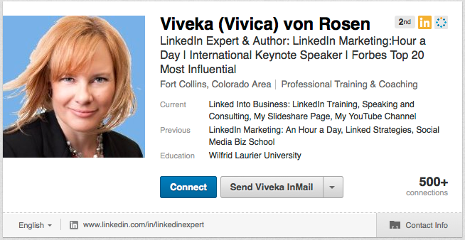 viveka von rosen profilul contului linkedin