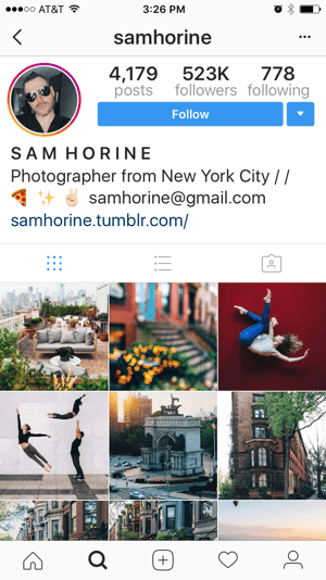 Pentru a contacta un influencer Instagram cu privire la preluarea unei povești, căutați informații de contact în profilul lor de Instagram.