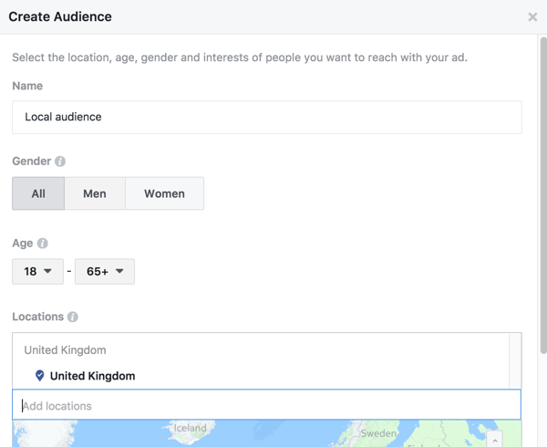 Facebook vă permite să vizați o postare îmbunătățită către anumite locații.