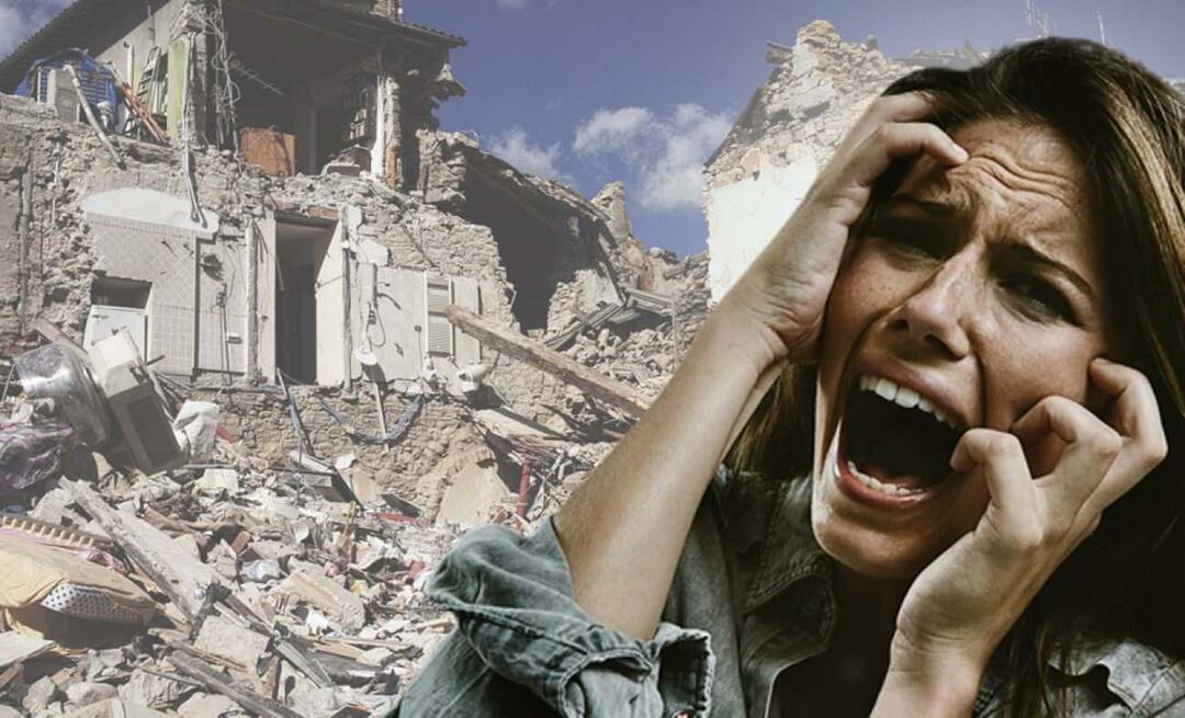 Ți-e frică de un cutremur? Este corect ca un musulman să-i fie frică?