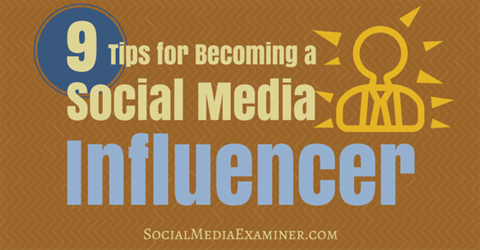 deveniți un influencer de social media