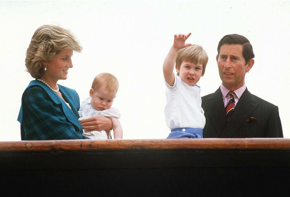 Prințesa Diana, Regele Carol al III-lea și copiii lor