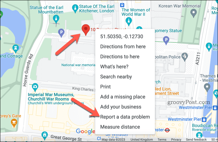 Raportați o problemă cu Hărți Google