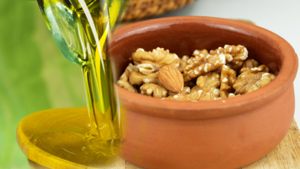 Beneficiile de ulei de măsline, nuc și amestec de migdale