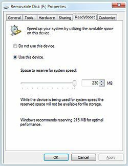Cum să crești performanța Windows 7 și Vista folosind ReadyBoost