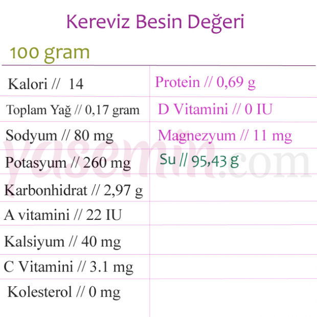 valorile nutritive ale țelinei