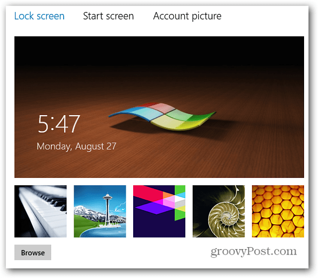 Cum să particularizați ecranul de blocare Windows 8