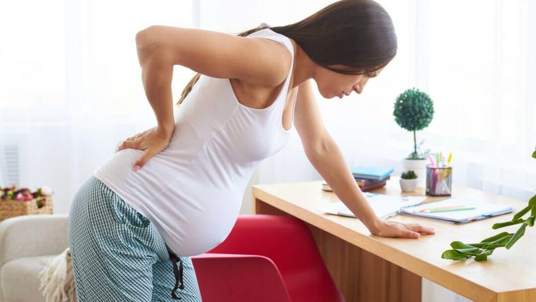 dureri de spate în timpul sarcinii