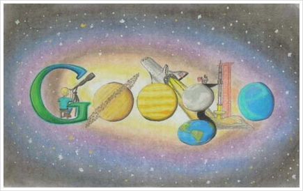 Galaxia mea Google doodle