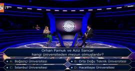 Aziz Sancar și Orhan Pamuk s-au dus în Millionaire! Ceea ce au amândoi în comun este...