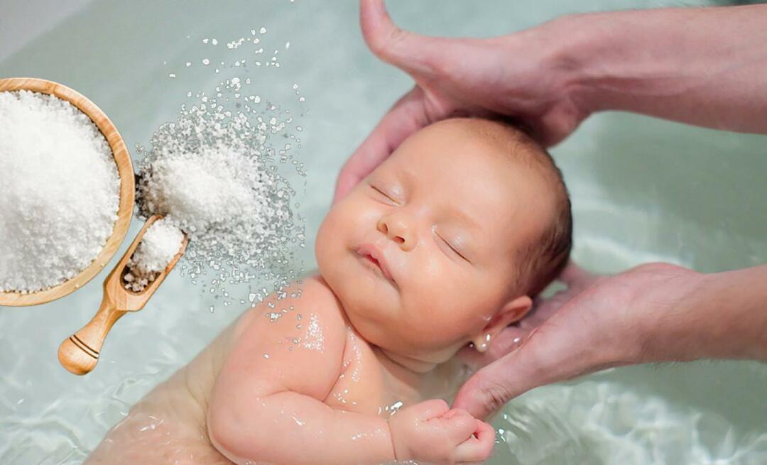 Este dăunător să faci baie bebelușilor cu sare? De unde obiceiul de a săra nou-născuții?