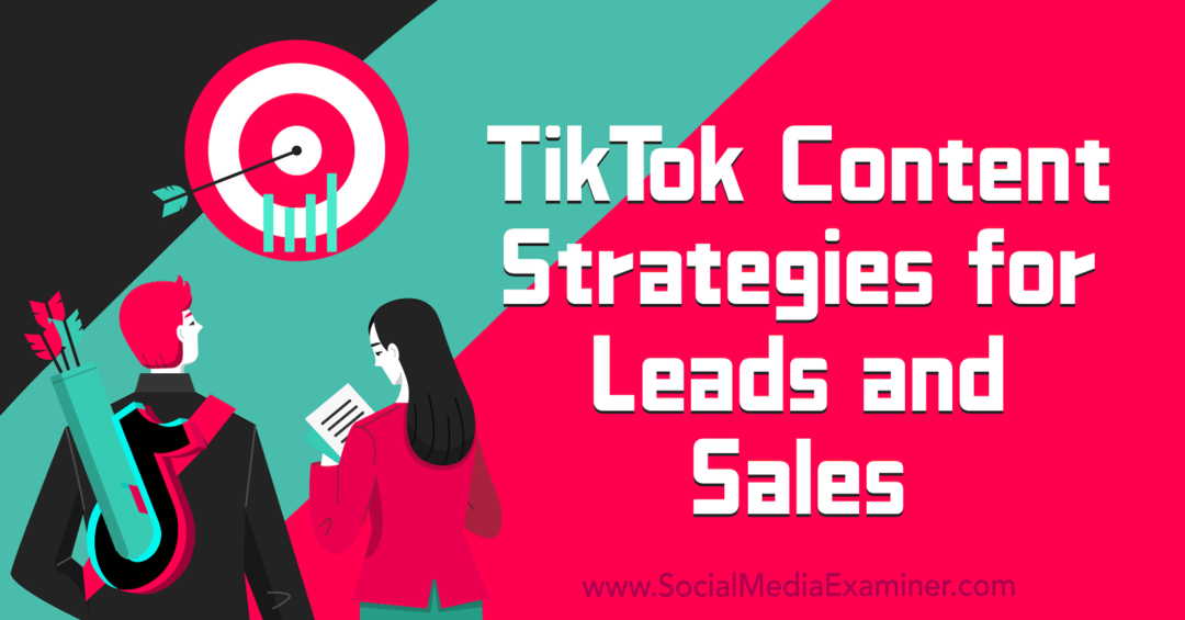 Strategii de conținut TikTok pentru clienți potențiali și vânzări-Examinator de rețele sociale