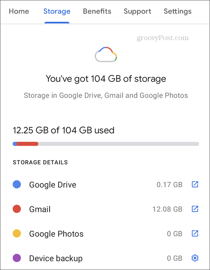 Google One Storage