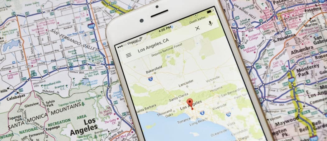 Cum se măsoară distanța dintre locații în Google Maps