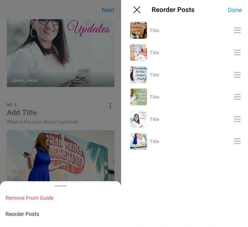 Cum să creați ghiduri Instagram: Configurare pas cu pas: examinator de rețele sociale
