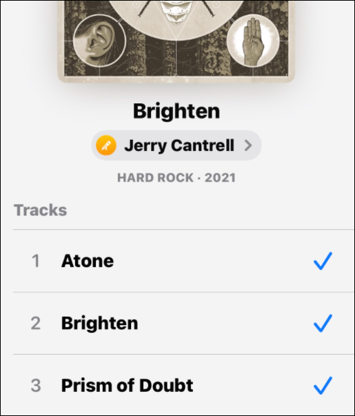 melodiile adăugate creează o listă de redare colaborativă pe muzica Apple