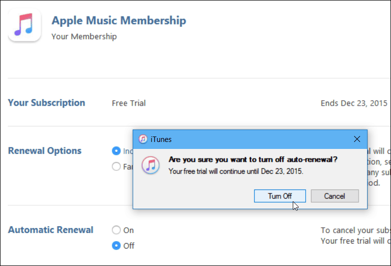 4 iTunes Verificați Auto-renw