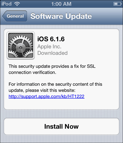 iOS 6 Actualizare