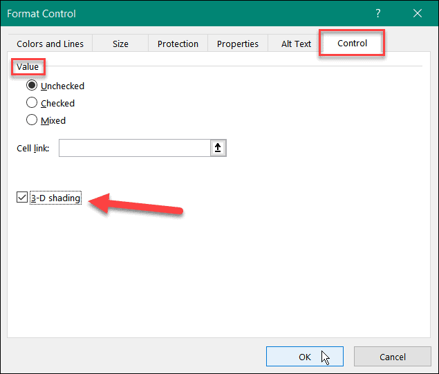 Introduceți o casetă de selectare în Microsoft Excel