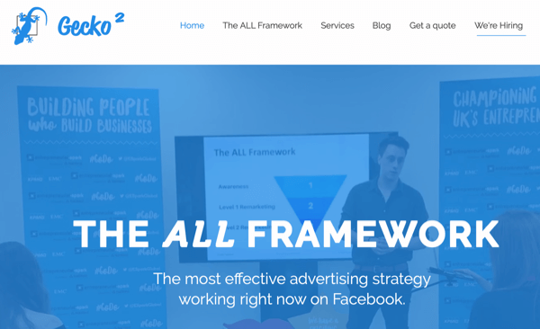 Cadru pentru canalele publicitare Facebook; ALL Framework.