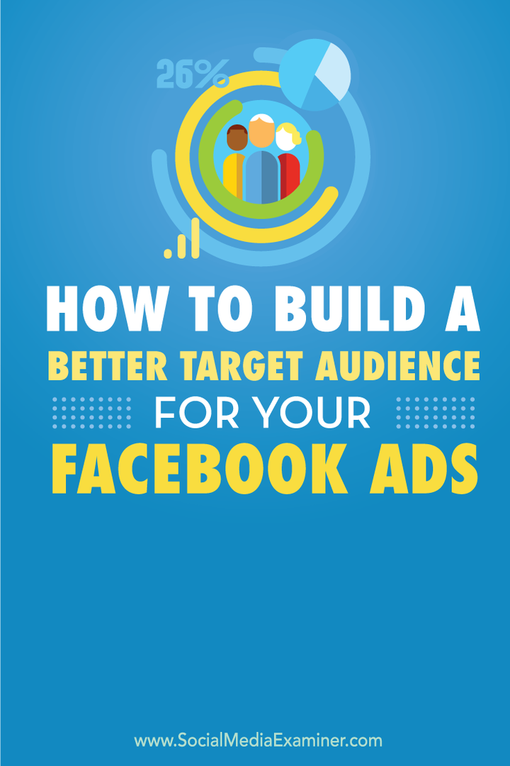 cum să construiești un public țintă mai bun pentru anunțurile de pe Facebook