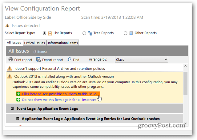 Remediați problemele Microsoft Office cu instrumentul analizator de configurare Office