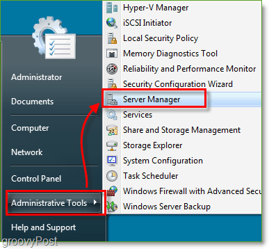 Screenshot - Windows Server 2008 Lansare Server Manager