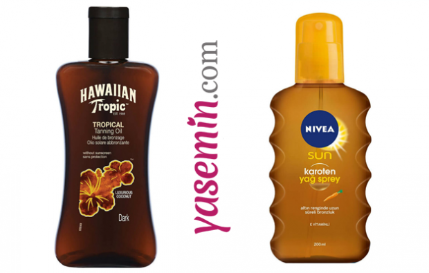 HAWAIIAN TROPIC Sun Oil Cocos F0 200ml & NIVEA Sunscreen & Bronzer Spray Spf 50 200ml