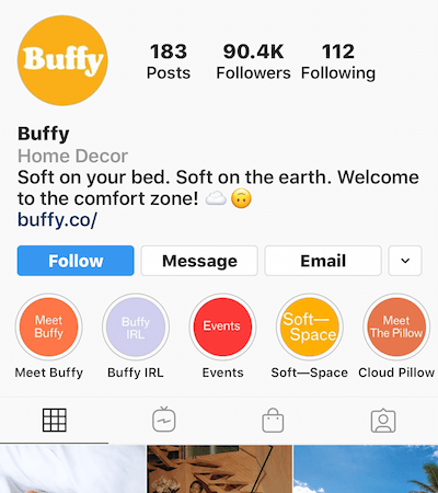 Instagram scoate în evidență albume pe profilul Buffy