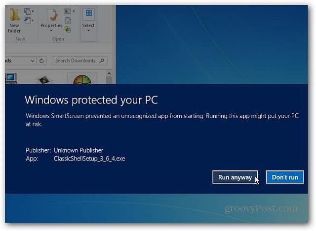 Cum dezactivați Windows 8 SmartScreen
