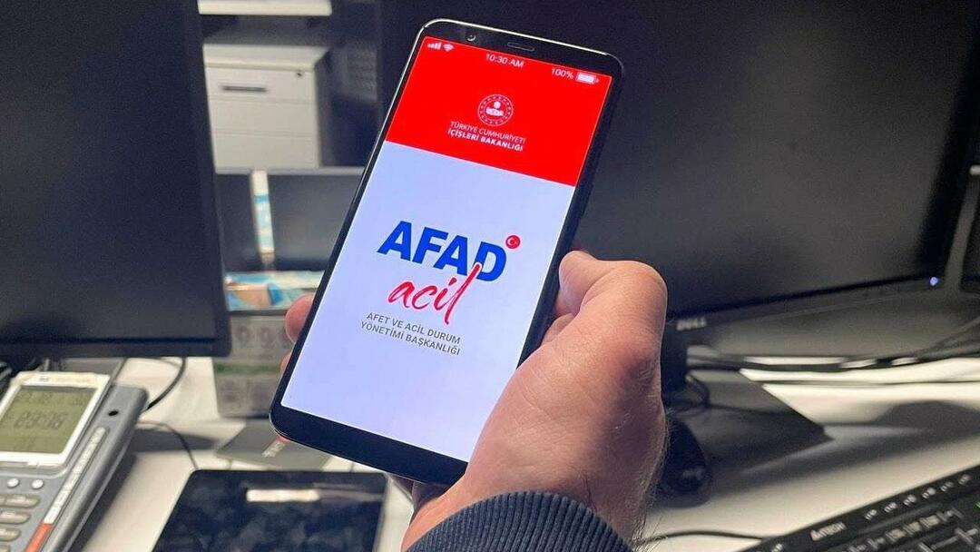 Aplicația Apel de urgență AFAD