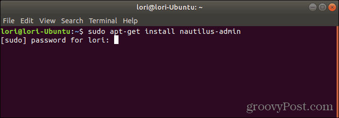 Instalați Nautilus Admin