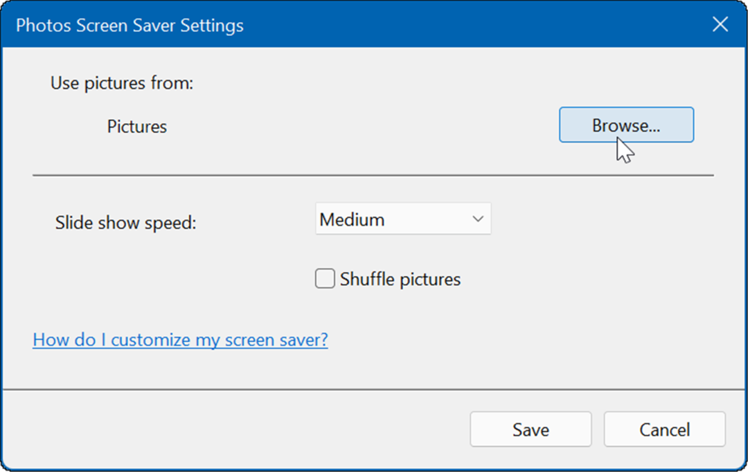 Cum să setați fotografii ca economizor de ecran pe Windows 11 și 10