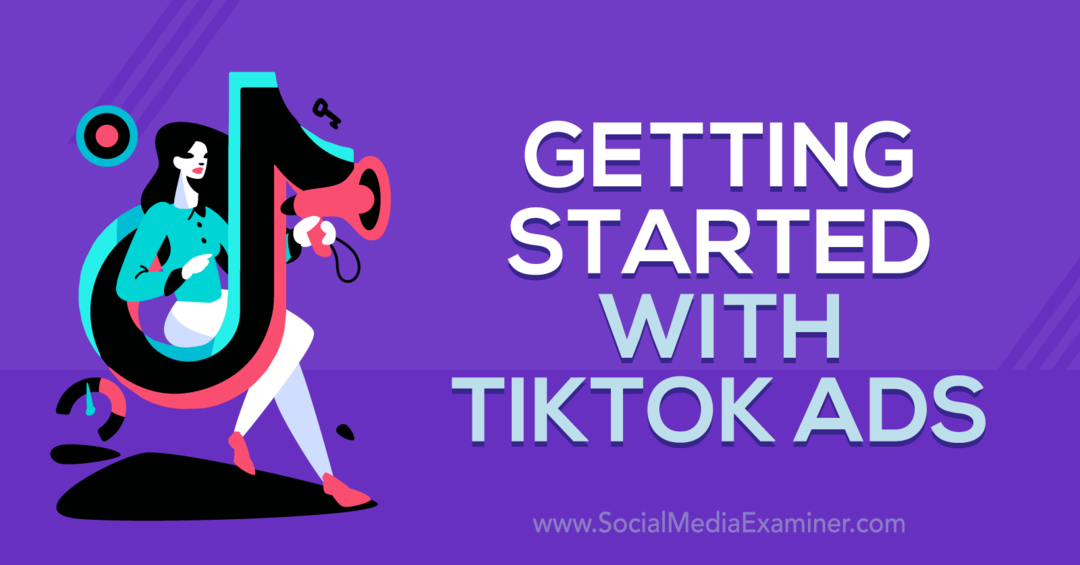 Noțiuni introductive cu anunțurile TikTok care oferă informații de la Maxwell Finn pe podcastul de marketing în rețelele sociale.